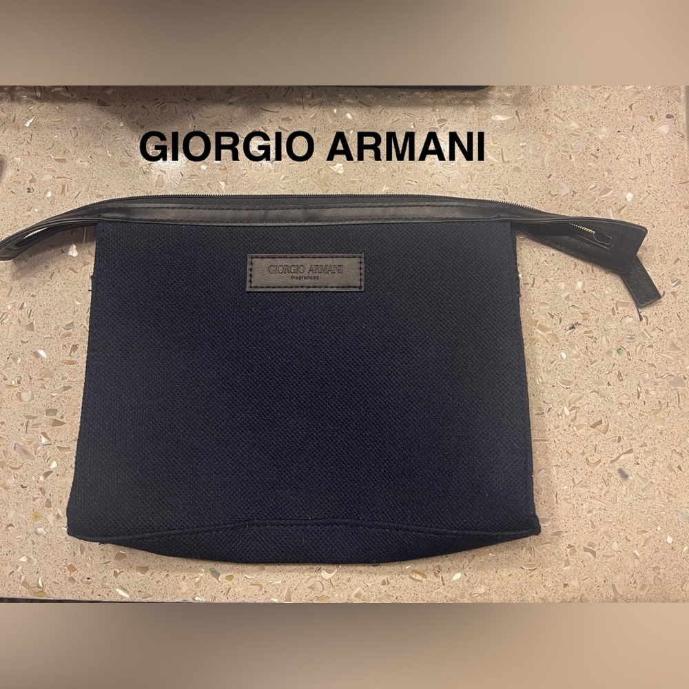 Giorgio Armani Travel Case Blue
